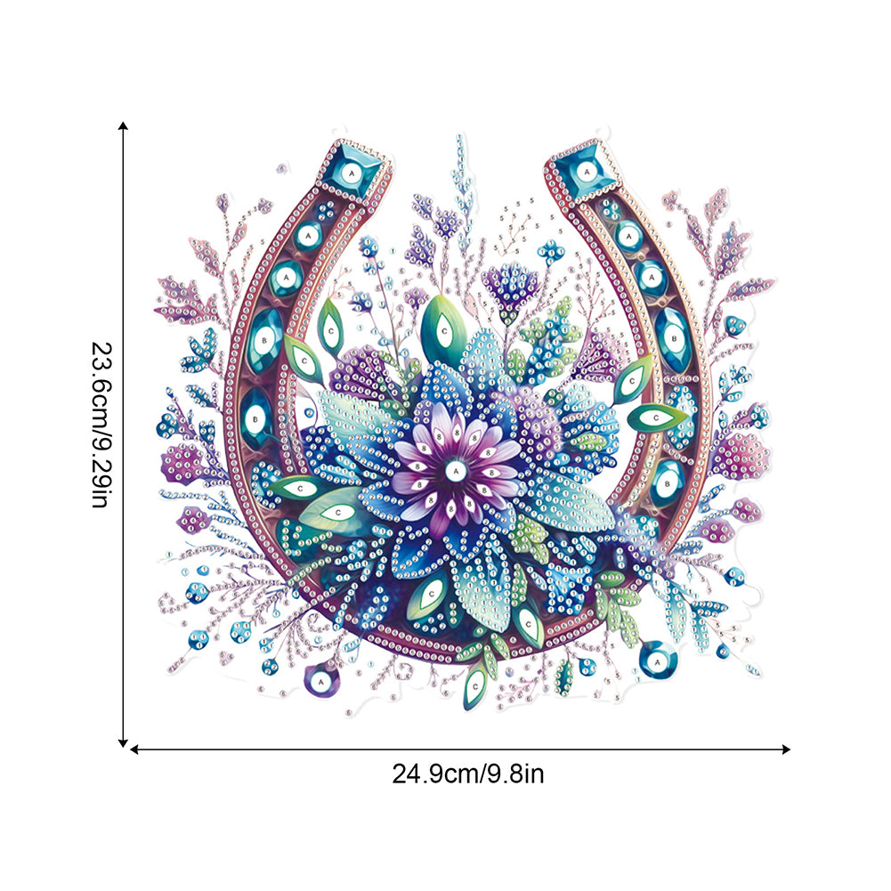 Acrylic Special Shape Animals Diamond Painting Ornaments for Garden Window Decor