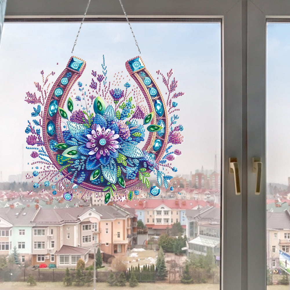 Acrylic Special Shape Animals Diamond Painting Ornaments for Garden Window Decor