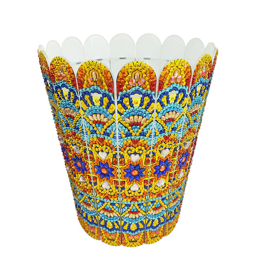 Diamond Painting Flower Vase Rhinestones Desktop Ornaments for Home Office Decor