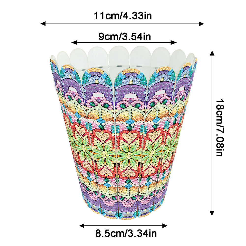 Diamond Painting Flower Vase Rhinestones Desktop Ornaments for Home Office Decor