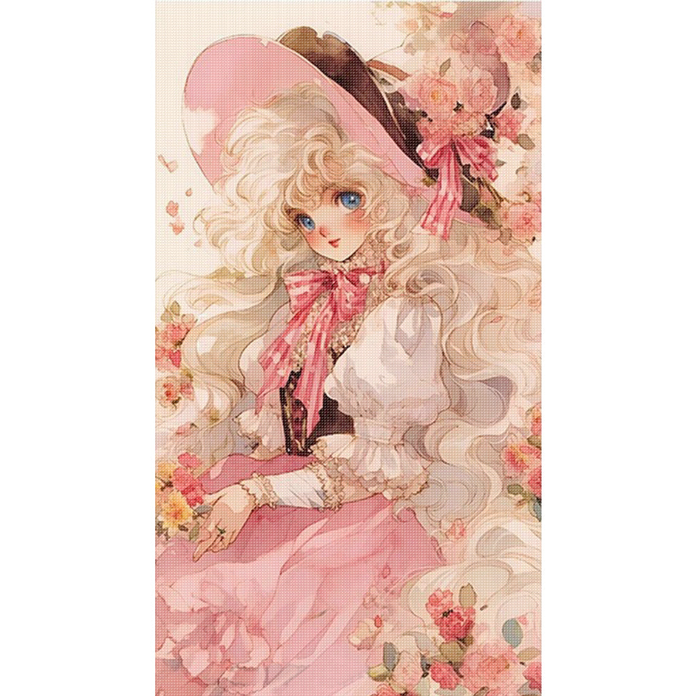 Dream Girl - 11CT Stamped Cross Stitch 40*70CM