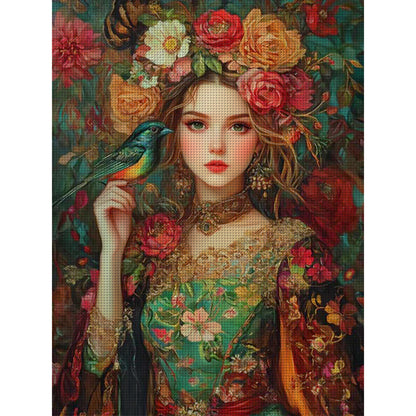 Classical Beauty - 11CT Stamped Cross Stitch 45*60CM