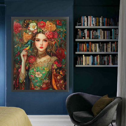 Classical Beauty - 11CT Stamped Cross Stitch 45*60CM