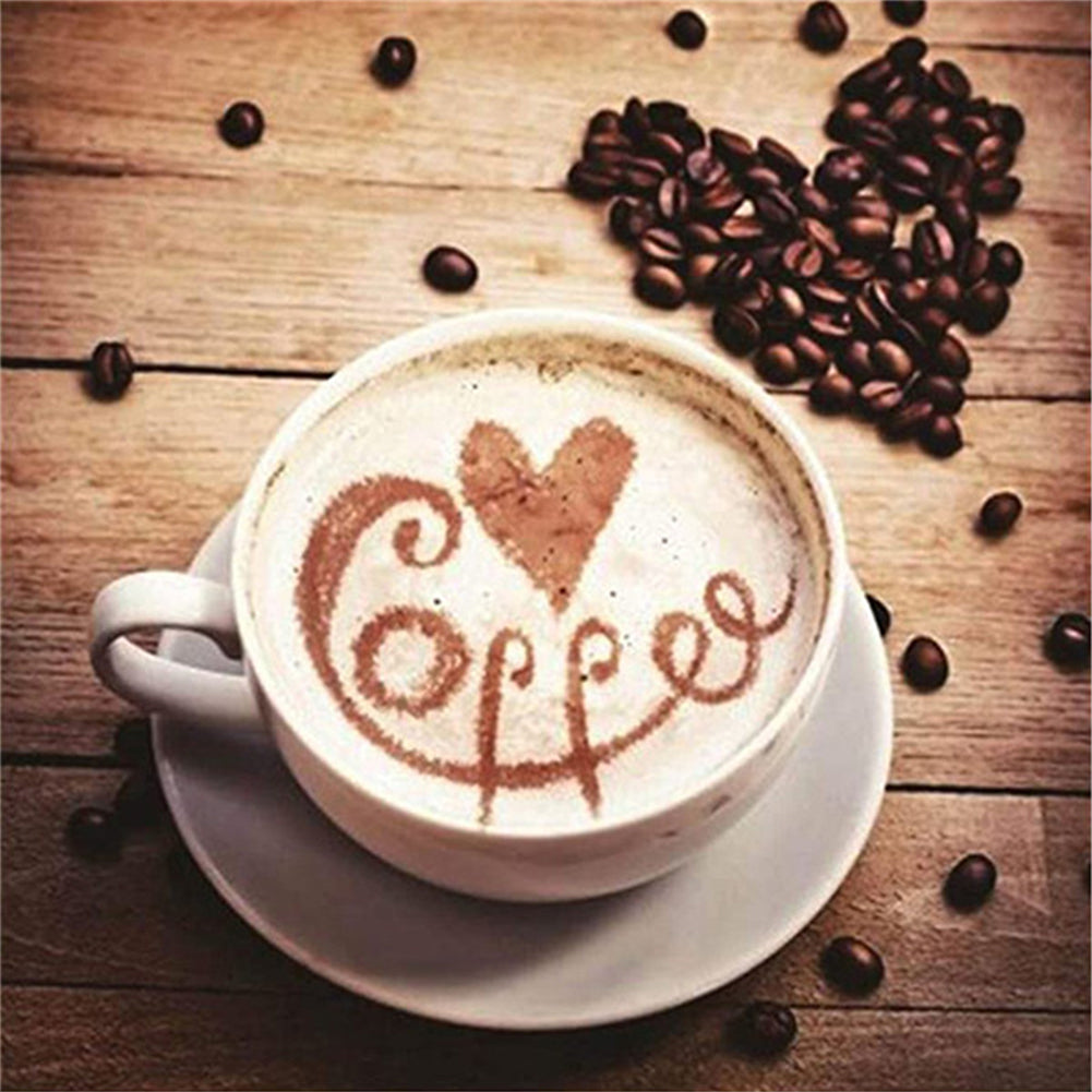 Coffee - 11CT Stamped Cross Stitch 50*50CM