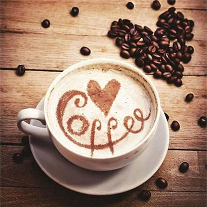Coffee - 11CT Stamped Cross Stitch 50*50CM