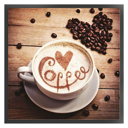 Coffee - 11CT Stamped Cross Stitch 50*50CM