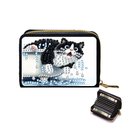 Diamond Painting Card Holder Coin Purse Diamond Art Wallet Pouch Gifts for Women