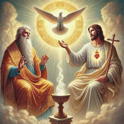 Jesus - 11CT Stamped Cross Stitch 45*45CM