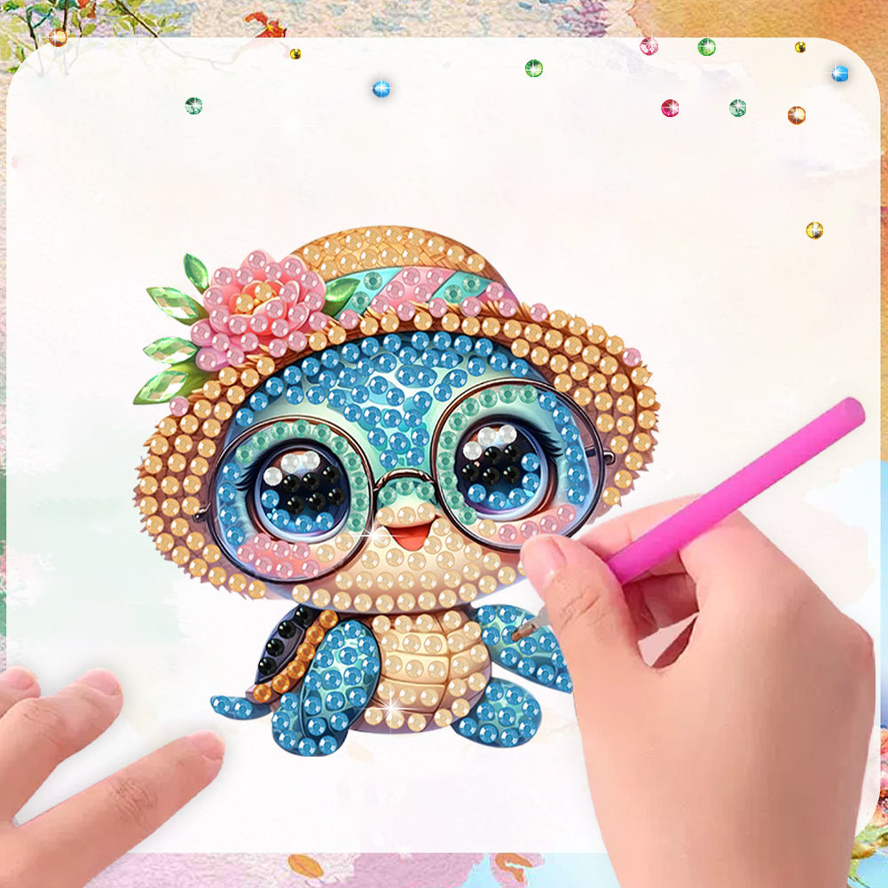 6Pcs Diamond Painting Refrigerator Magnets Diamond Art Kits for Adults Beginners