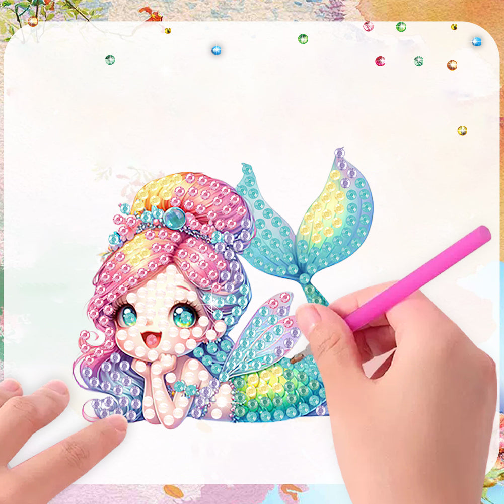 6Pcs Diamond Painting Refrigerator Magnets Diamond Art Kits for Adults Beginners