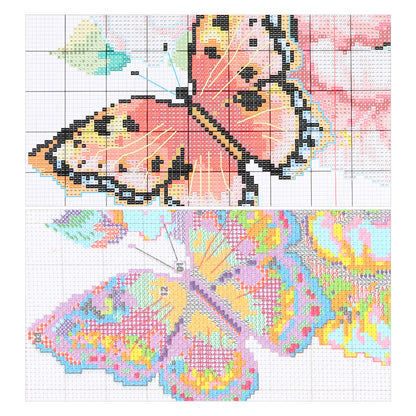 Rose In The Moonlight - 14CT Stamped Cross Stitch 40*70CM