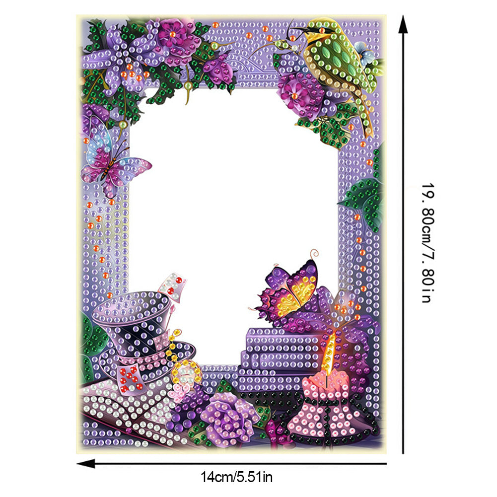 Special Shape Flower Table Top Diamond Painting Frame Kits for Home Office Decor