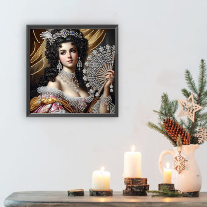 Lady Beauty - Special Shaped Drill Diamond Painting 30*30CM