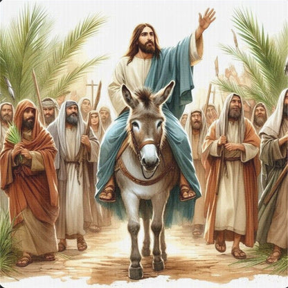 Jesus And His Disciples - 14CT Stamped Cross Stitch 40*40CM