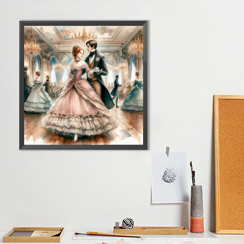 Victorian Beauty - Full Round Drill Diamond Painting 40*40CM