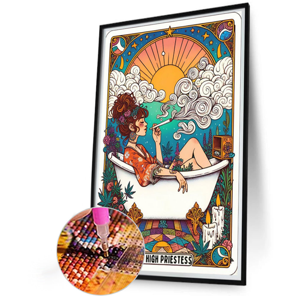 Magic Witch - Full AB Round Drill Diamond Painting 40*60CM