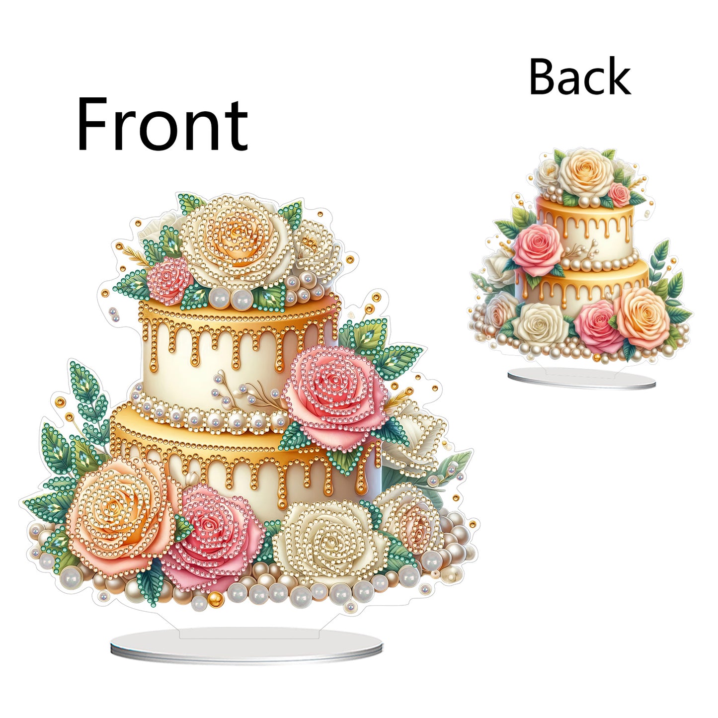 Acrylic Special Shape Animal Diamond Painting Desktop Decors Bedroom Table Decor