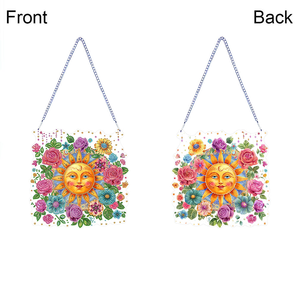 Acrylic Special Shape Animals Diamond Painting Ornaments for Garden Window Decor