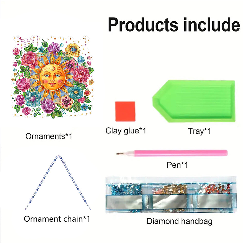 Acrylic Special Shape Animals Diamond Painting Ornaments for Garden Window Decor
