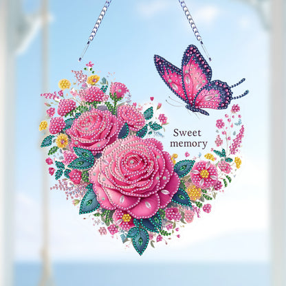 Acrylic Special Shape Animals Diamond Painting Ornaments for Garden Window Decor