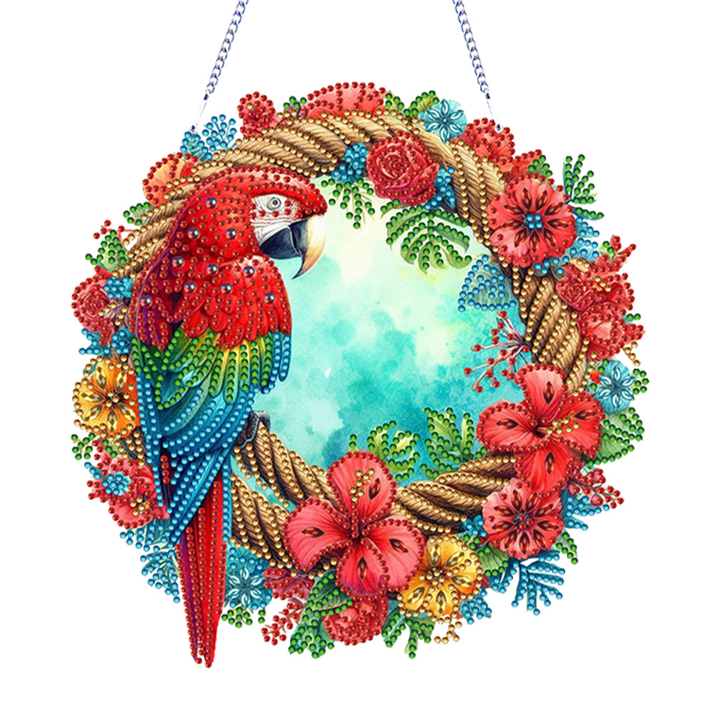 Acrylic Special Shape Animals Diamond Painting Ornaments for Garden Window Decor
