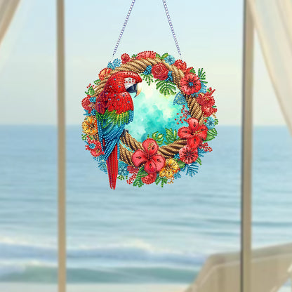 Acrylic Special Shape Animals Diamond Painting Ornaments for Garden Window Decor