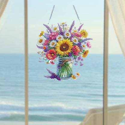 Acrylic Special Shape Animals Diamond Painting Ornaments for Garden Window Decor