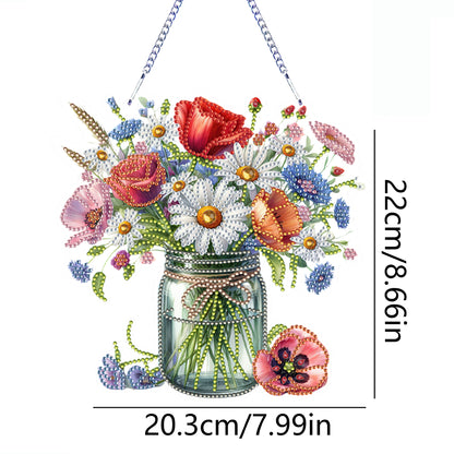 Acrylic Special Shape Animals Diamond Painting Ornaments for Garden Window Decor