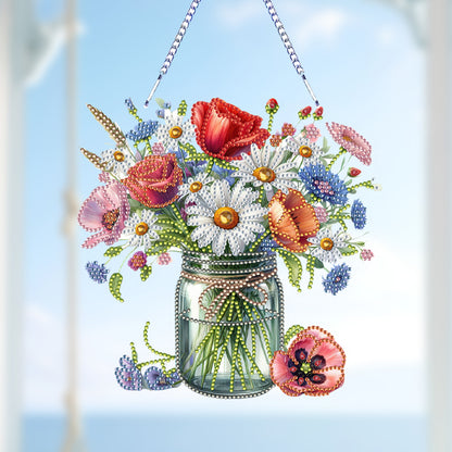 Acrylic Special Shape Animals Diamond Painting Ornaments for Garden Window Decor