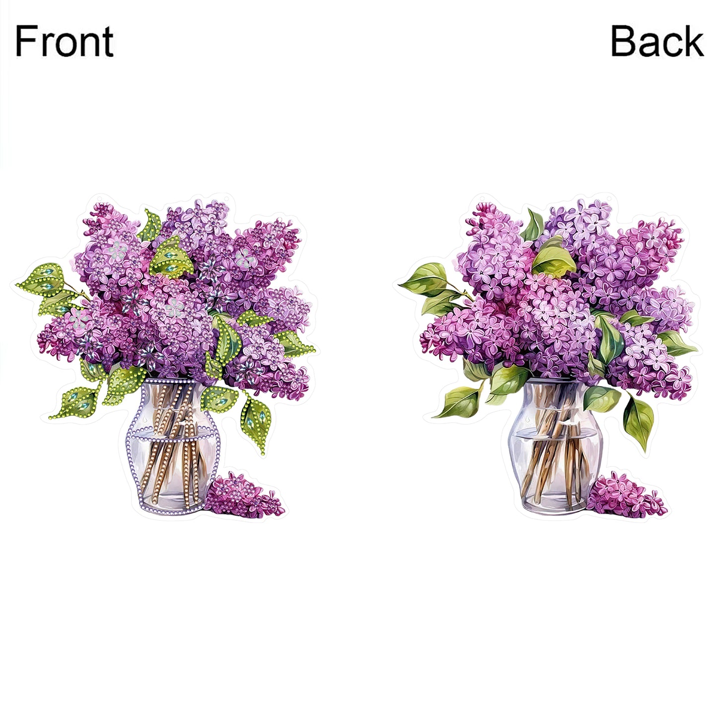 Acrylic Special Shape Animals Diamond Painting Ornaments for Garden Window Decor