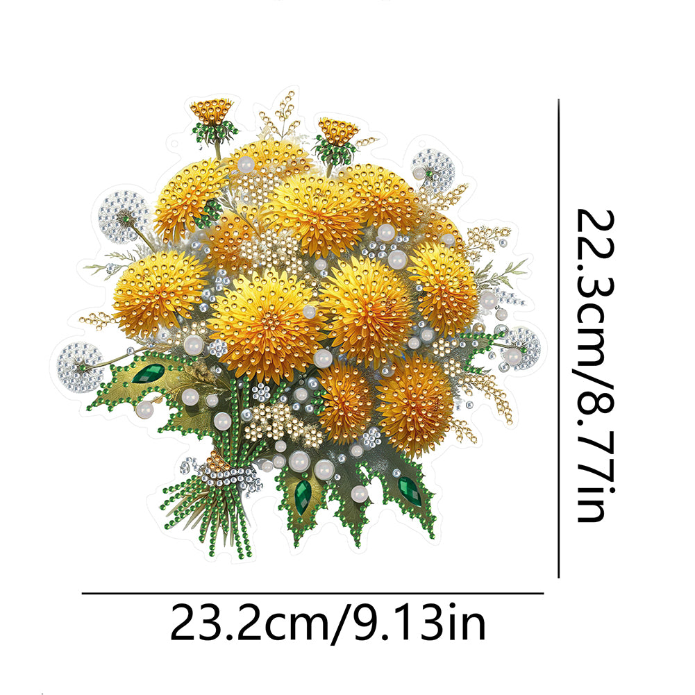 Acrylic Special Shape Animals Diamond Painting Ornaments for Garden Window Decor