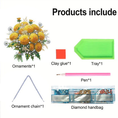 Acrylic Special Shape Animals Diamond Painting Ornaments for Garden Window Decor