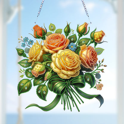 Acrylic Special Shape Animals Diamond Painting Ornaments for Garden Window Decor