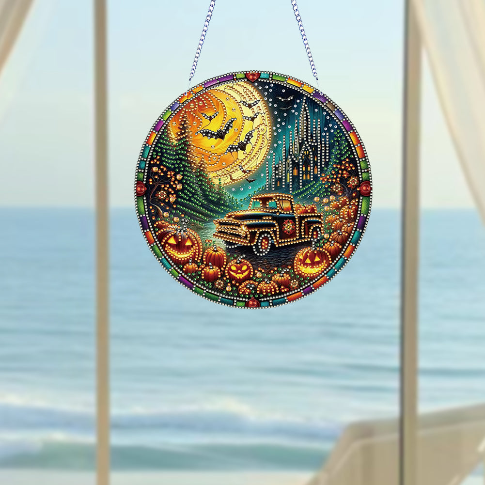 Acrylic Special Shape Animals Diamond Painting Ornaments for Garden Window Decor