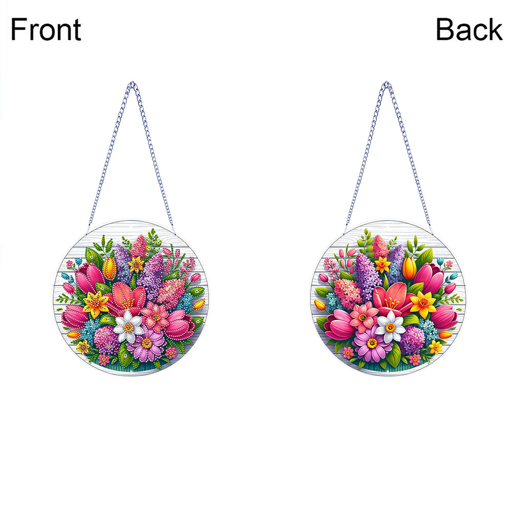 Acrylic Special Shape Animals Diamond Painting Ornaments for Garden Window Decor
