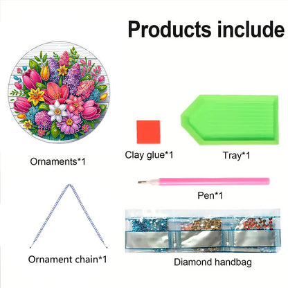 Acrylic Special Shape Animals Diamond Painting Ornaments for Garden Window Decor