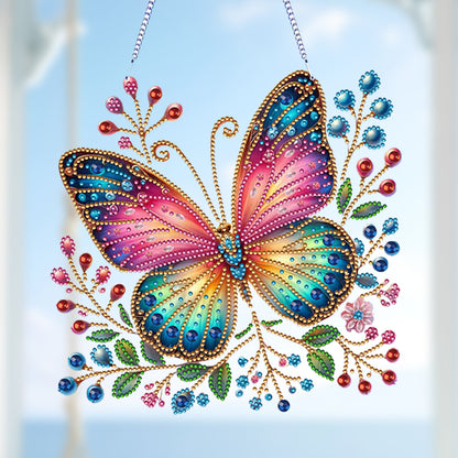 Acrylic Special Shape Animals Diamond Painting Ornaments for Garden Window Decor