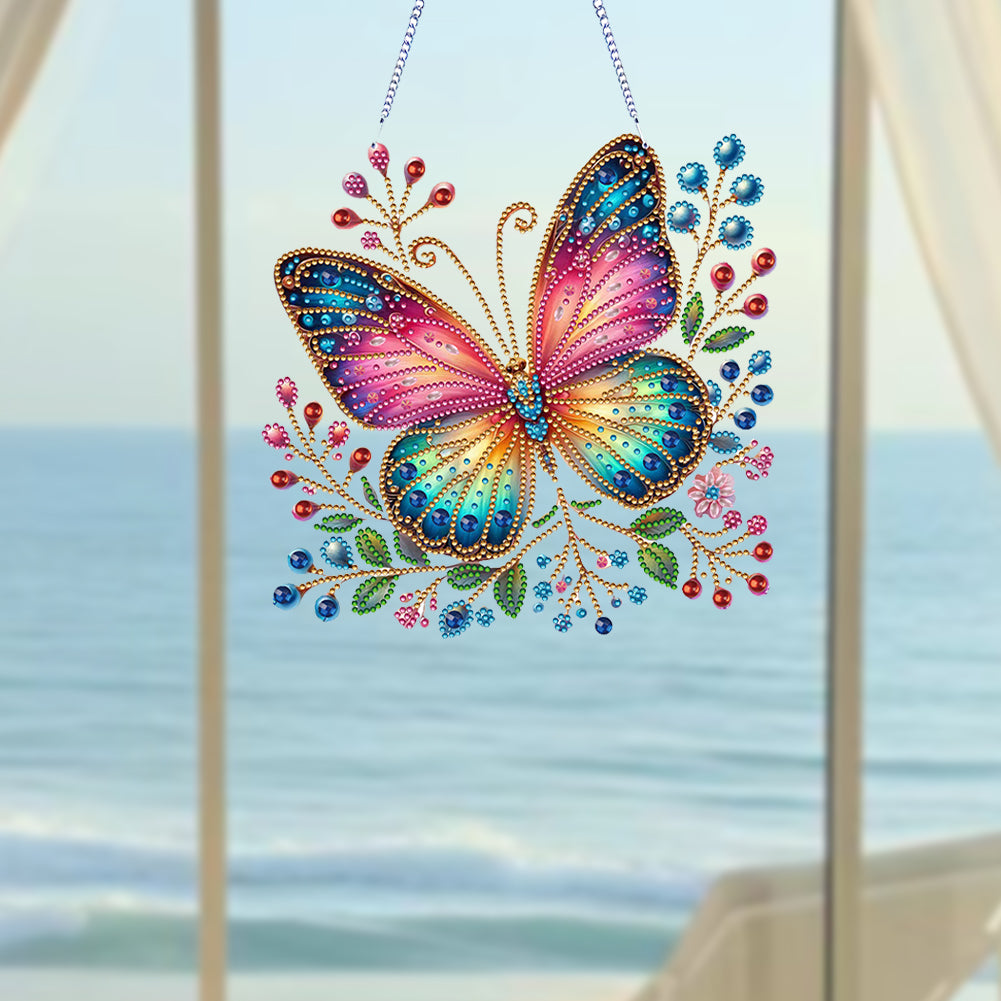 Acrylic Special Shape Animals Diamond Painting Ornaments for Garden Window Decor