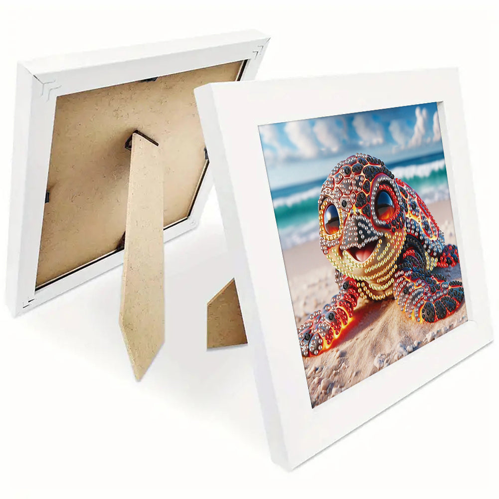 Sea Turtle - Special Shaped Drill Diamond Painting 15*15CM