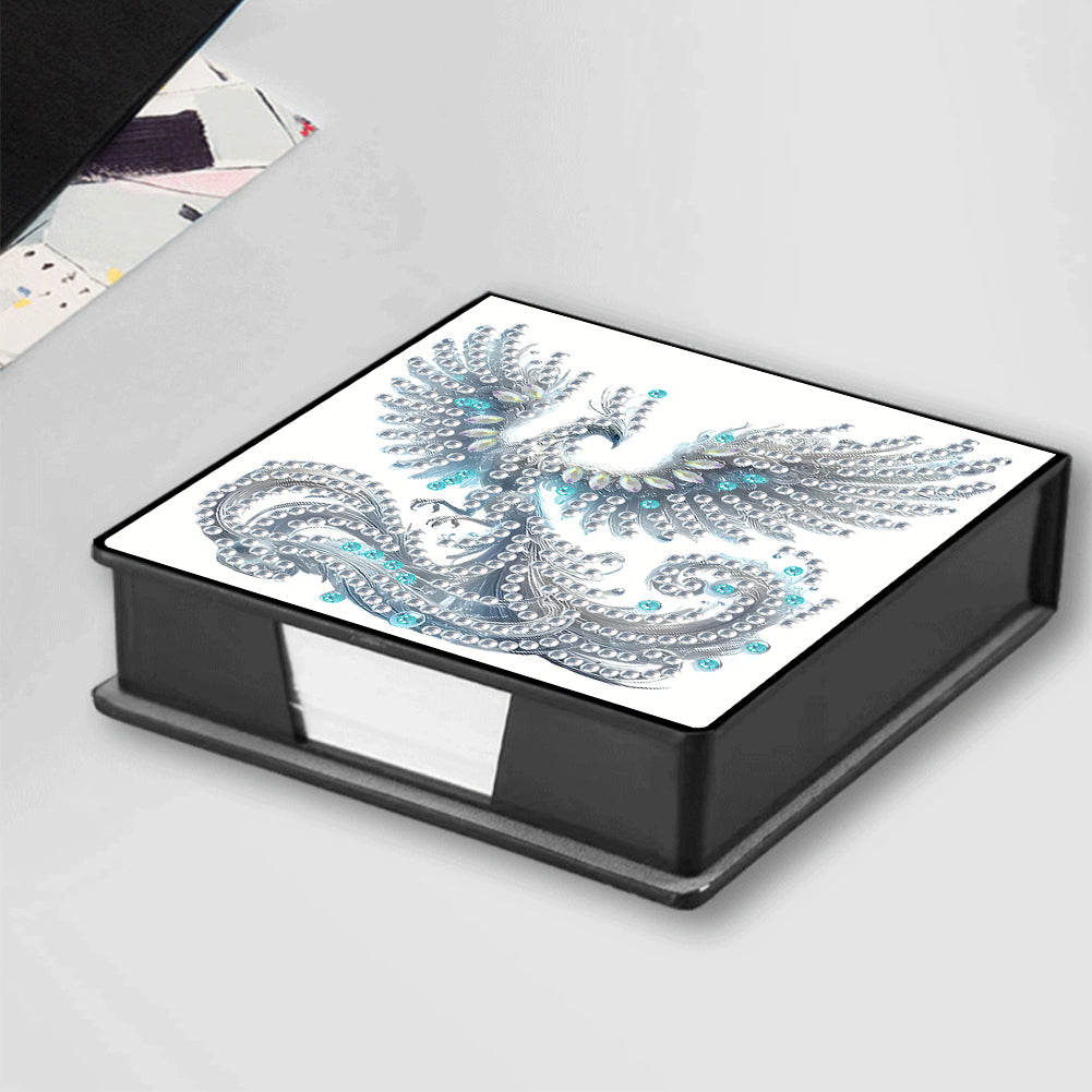 Leather 5D Diamond Painting Kit Note Box Diamond Art Notepad Box for Home Office