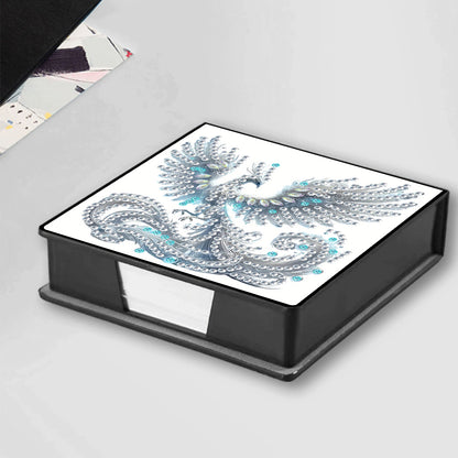 Leather 5D Diamond Painting Kit Note Box Diamond Art Notepad Box for Home Office