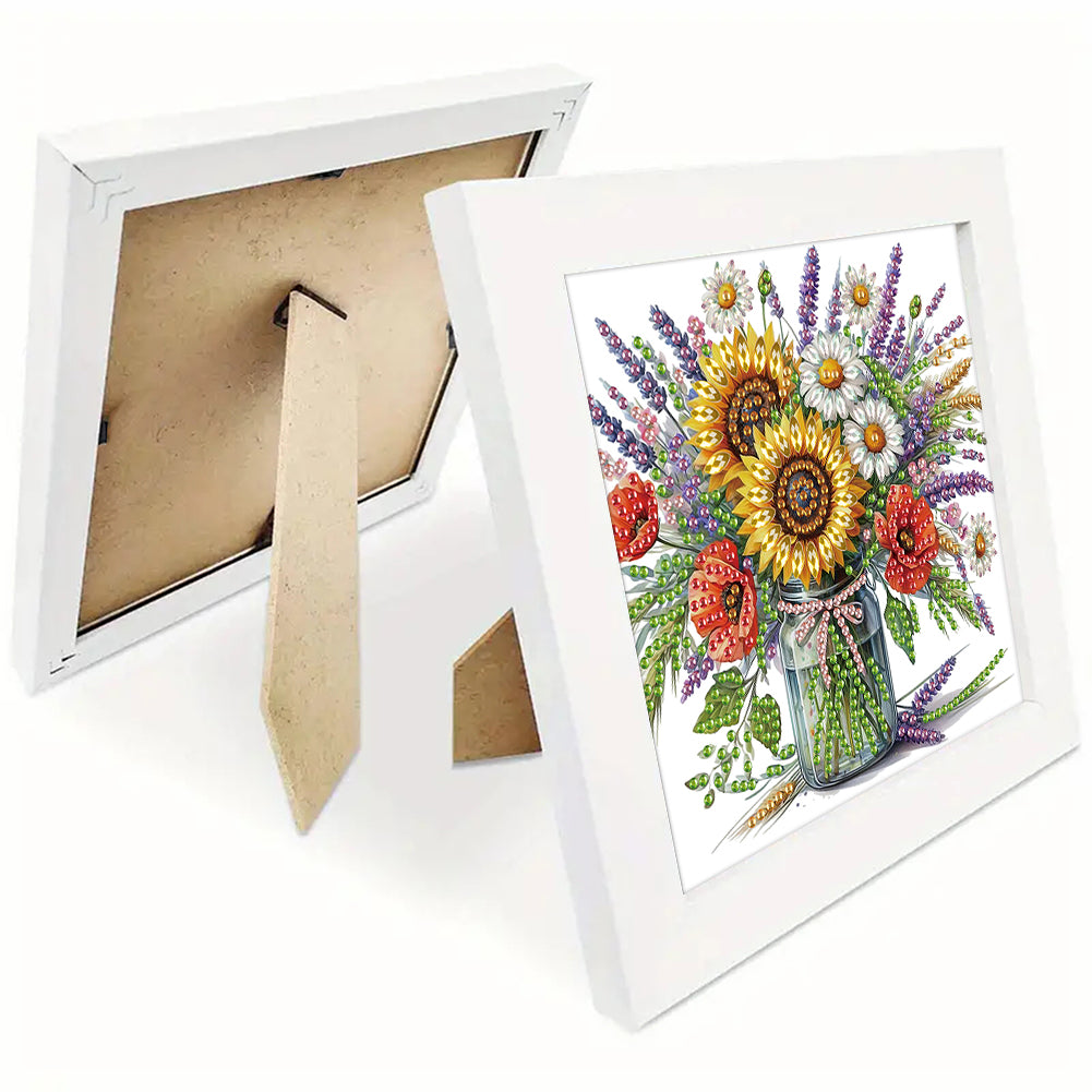 Butterfly Bouquet - Special Shaped Drill Diamond Painting 15*15CM