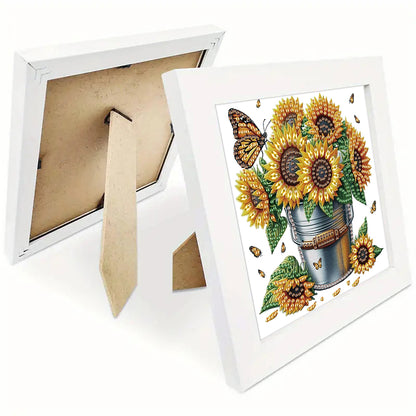 Butterfly Bouquet - Special Shaped Drill Diamond Painting 15*15CM