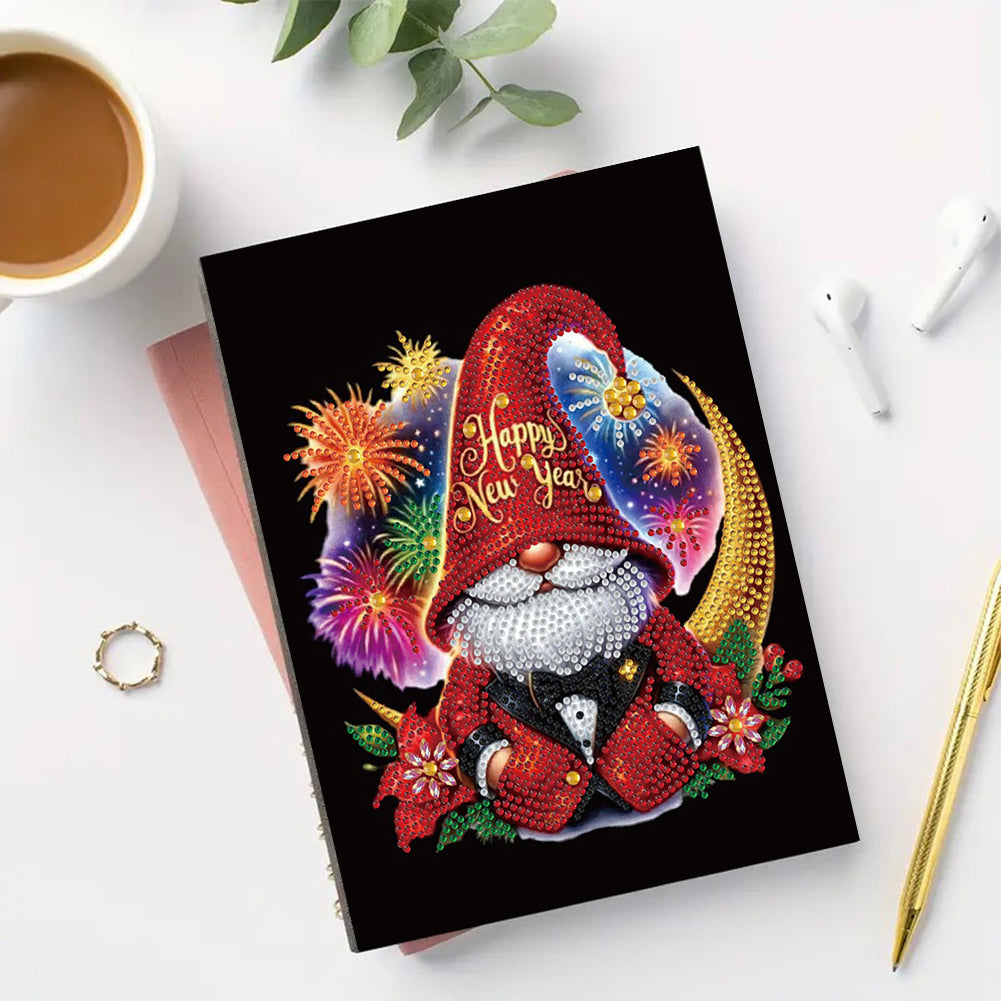 Snowman Special Shaped Diamond Painting Diary Book A5 Diamond Painting Notebooks