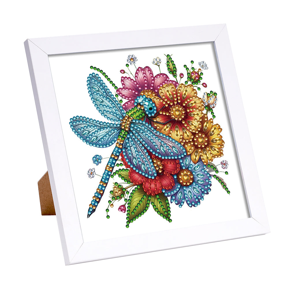 Dragonfly - Special Shaped Drill Diamond Painting 18*18CM