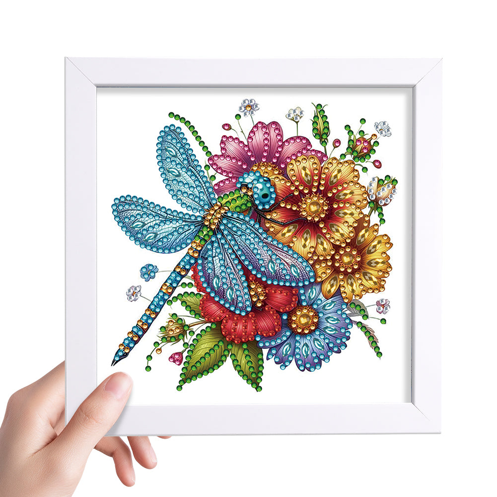 Dragonfly - Special Shaped Drill Diamond Painting 18*18CM