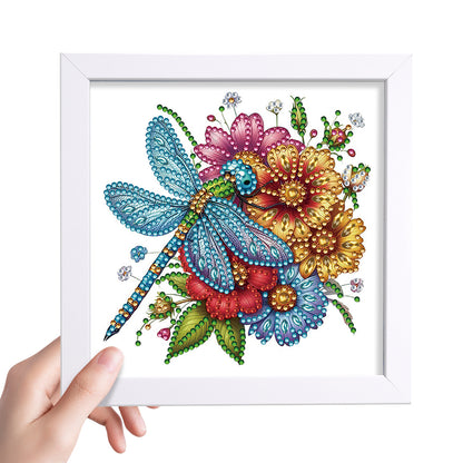 Dragonfly - Special Shaped Drill Diamond Painting 18*18CM