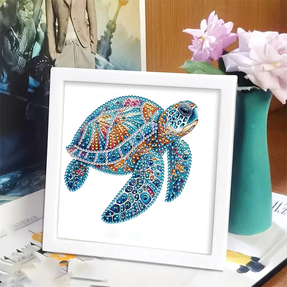 Sea Turtle - Special Shaped Drill Diamond Painting 18*18CM