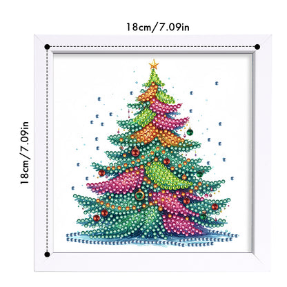 Christmas Tree - Special Shaped Drill Diamond Painting 18*18CM