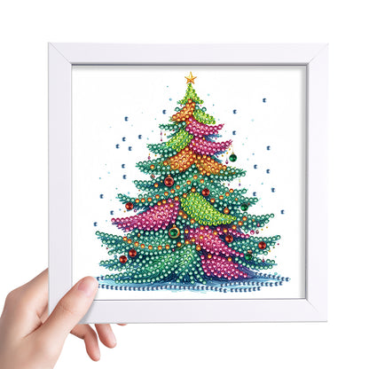 Christmas Tree - Special Shaped Drill Diamond Painting 18*18CM